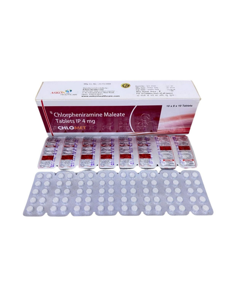 Chlorpheniramine Maleate Tablets 4 mg