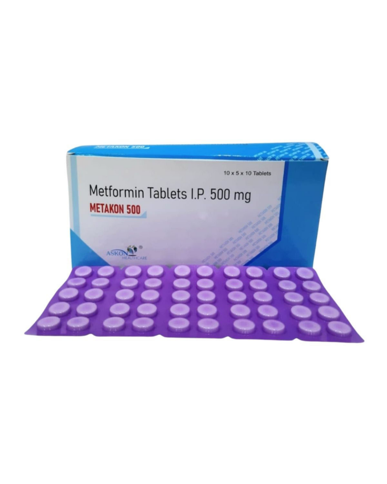 Metformin Tablets - Metakon Metformin Tablets 500 mg